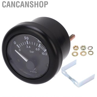 Cancanshop 2in Diesel Engine Oil Pressure Gauge Fuel Detection Meter for Automobile Generator 8‑32V