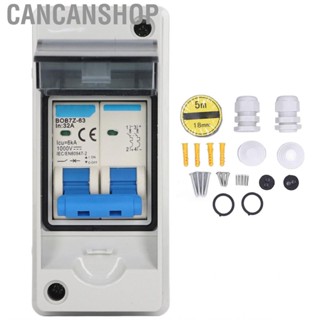 Cancanshop PV DC Circuit Breaker 1000V 32A 6KA Box IP65  Solar Disconnect