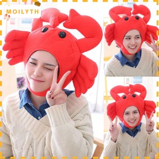 Moilyth หมวกคอสเพลย์ รูปปู น่ารัก สําหรับปาร์ตี้ฮาโลวีน