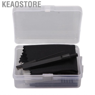 Keaostore Hearing Amplifier Brush Set Filter Tool with Storage Box For Resound Cleaning Tools