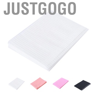 Justgogo 125pcs Disposable Tablecloth Simple Practical  Leakproof Table Cover for Nail Eyelash Salon