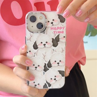 เคสป้องกันโทรศัพท์มือถือ ลายการ์ตูนลูกสุนัขน่ารัก สําหรับ Apple Iphone 14promax 13 11 12 13promax 12pro 13