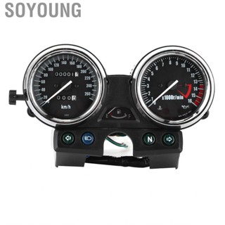 Soyoung Instrument Assembly Odometer Tachometer Oil Temperature Alarm Meter Fit for ZRX400 ZRX750 ZRX1100 1994‑1997 260 Turn