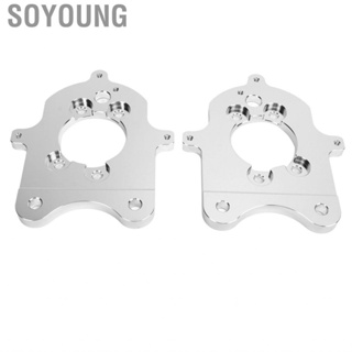 Soyoung F4ZC 2C101 BA Rear Brake Caliper Mounting Bracket 2C100 Disc Conversion for Ford Mustang SN95 Cobra GT/V6