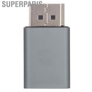 Superparis DisplayPort To Mini DP Adapter  Durable Aluminum Alloy for Video Transmission