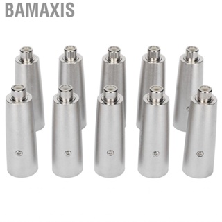 Bamaxis To XLR Adapter Female Male Noise Reduction Metal Microphone Coupler