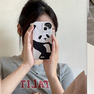 ใหม่ เคสป้องกันโทรศัพท์มือถือ ลายการ์ตูนแพนด้าน้อย สไตล์จีน สําหรับ Apple Iphone 13 14promax 11 12 13promax 12pro 13