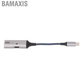 Bamaxis Type C To 3.5mm Adapter Cable 2 In 1 60W QC PD Fast Charging 16cm Length Compa