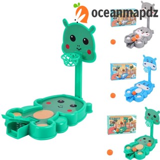 Oceanmapdz ของเล่นยิงบาสเก็ตบอล แบบตั้งโต๊ะ|เกมกระดานโต้ตอบ แบบพกพา ลายกระต่าย วัว สําหรับครอบครัว และเด็ก