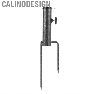 Calinodesign Parasol Insert Flag Pole Bracket  Steel Easy Installation Beach Umbrella Sand Anchor for Yard