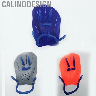 Calinodesign Swimming Hand Paddles Training Fins with Adjustable Straps for Children Adult Water Sports