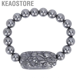 Keaostore Terahertz Round Beads Bracelet Energy Stone Healing Bracele JFF