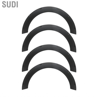 Sudi Wheel Eyebrow Matte Black Protector High Toughness Widened Universal Flexible for Auto Car