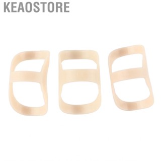 Keaostore Finger Splint 3Pcs Oval Support Comfortable Portable