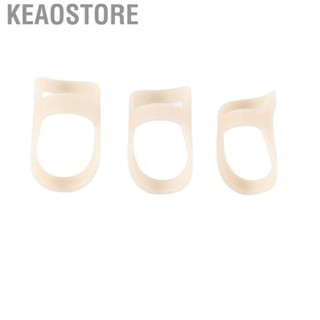 Keaostore 3pcs Finger Support Splint Oval Reduce Soreness  Prot