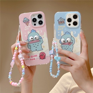 ใหม่ เคสโทรศัพท์มือถือ ซิลิโคน กันกระแทก ลายปลาตลกน่ารัก พร้อมสายโซ่คล้อง สามมิติ สําหรับ Iphone 11 12 13 14 15 PRO MAX 13ProMax 12 13pro 11 14pro