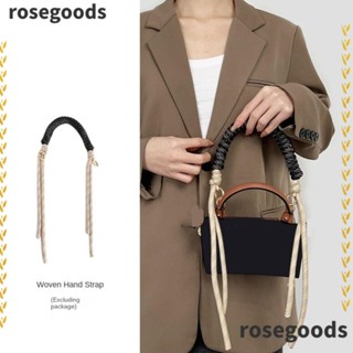 Rosegoods1 สายคล้องกระเป๋า แบบถัก แฮนด์เมด ขนาดเล็ก