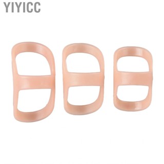 Yiyicc Oval 3PCS Finger Splint Support Protection Stabilizes  Mallet Trigger