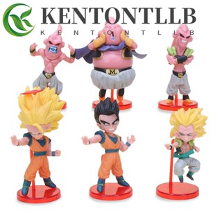 Kentontllb ตุ๊กตาฟิกเกอร์ อนิเมะดราก้อนบอล Son Goku ขนาดเล็ก ของเล่นสําหรับเด็ก