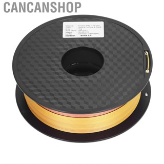 Cancanshop Printer Filament  3 Colors 200-215℃ PLA Gold Purplish Red Black Eco Friendly Consumable 1.75mm 30-45mm/s for 3D Printing