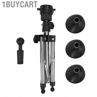 1buycart Adjustable Wig Stand Tripod Aluminum Alloy Mannequin Head for Cosmetology Hairdressing Training Hair Styling Tool Holder