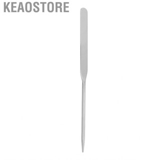 Keaostore Foundation Spatula Stainless Steel Ergonomic Nail Art Makeup LHP