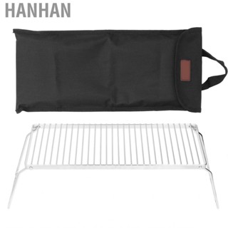 Hanhan Outdoor Barbecue Rack Foldable BBQ Grill Stainless Steel New