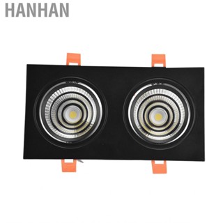 Hanhan Dual Head  Recessed Ceiling Light Adjust Angle COB Rectangle W/  HG
