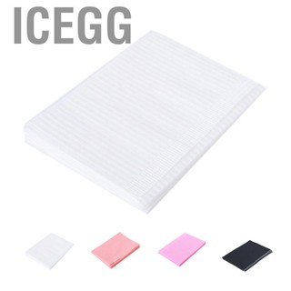 Icegg 125pcs Disposable Tablecloth Simple Practical  Leakproof Table Cover for Nail Eyelash Salon