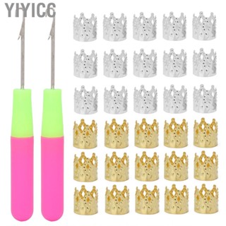 Yiyicc Dreadlocks Tool Set Hair Rings Latch Hook Crochet Needles De Chp