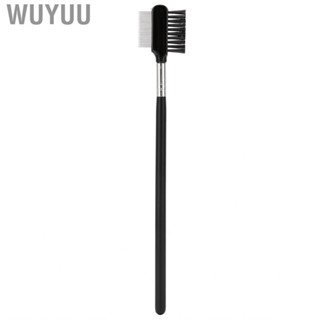 Wuyuu Eyebrow Brush Comb  Makeup Tool Good Craftsmanship Stainless Steel Eyelashes for Party