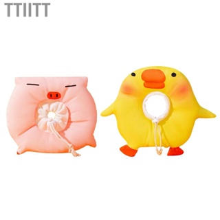 Ttiitt Cone Collar   Cloth Surgery Recovery Cute  Shape Soft Prevent Lick Bite for Puppy Playing