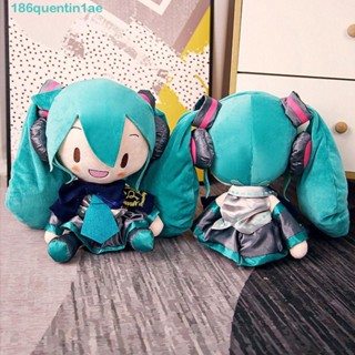 Quentin1ae ตุ๊กตา Hatsune Miku Kawaii แบบนิ่ม 32 ซม. ของขวัญวันเกิด สําหรับตกแต่งบ้าน