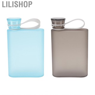 Lilishop Flat Water Bottle Paper Drink 380ml Safe for Travel