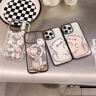 Casetify 【แมวปุยดาว】เคสโทรศัพท์มือถืออะคริลิค กันกระแทก ลายแมวน่ารัก สําหรับ iPhone 11 12 13 14 Pro MAX 14 Plus