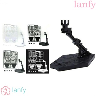 Lanfy ฐานขาตั้งฟิกเกอร์ พลาสติก รูปการ์ตูนอนิเมะ 6 สี ปรับได้ ประกอบง่าย อุปกรณ์เสริม