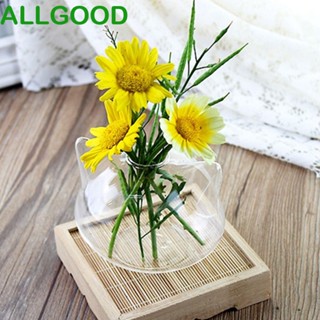 Allgoods แจกันแก้วไฮโดรโปนิก รูปแมวน่ารัก ไม่จางง่าย สําหรับห้องนั่งเล่น