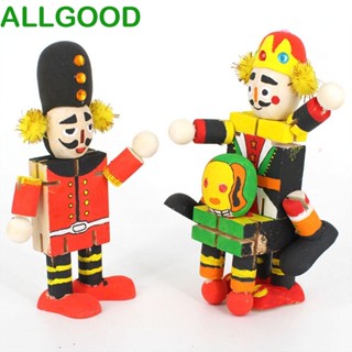 Allgoods ตุ๊กตาหุ่นยนต์ไม้เปล่า DIY สีขาว ของขวัญวันเกิด สําหรับหุ่นยนต์กราฟฟิติ