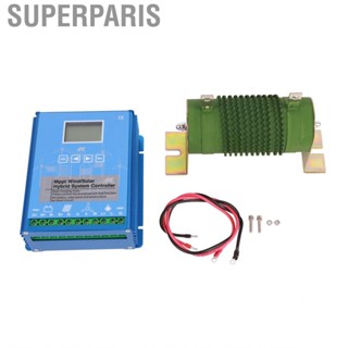 Superparis 1000W 24V48V MPPT Wind Solar Charge Controller LCD Energy