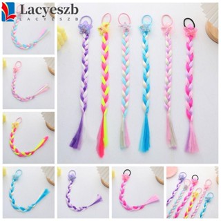 Lacyeszb สาวถักหางม้า, ยางรัดดาว ที่มีสีสัน ถักเปีย ที่คาดผม, เครื่องประดับผม น่ารัก ที่คาดผม เลื่อม ทรายดูด สังเคราะห์ วิกผม ปาร์ตี้