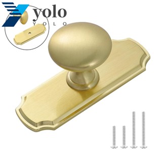 Yolo ที่จับประตูตู้ ลูกบิดดึงประตู ดึง ดึง มินิมอล โลหะผสมสังกะสี สีทอง สีดํา ลิ้นชัก