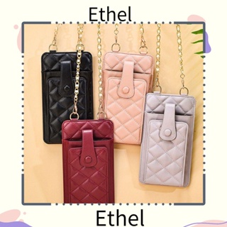 Ethel1 กระเป๋าสะพายไหล่ หนัง PU ความจุสูง ขนาดเล็ก ใส่โทรศัพท์มือถือได้ แฟชั่นสําหรับสตรี