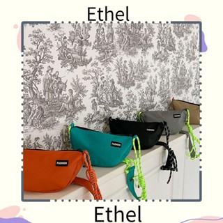 Ethel1 กระเป๋าสะพายไหล่ กระเป๋าเมสเซนเจอร์ จุของได้เยอะ สีพื้น สําหรับผู้ชาย