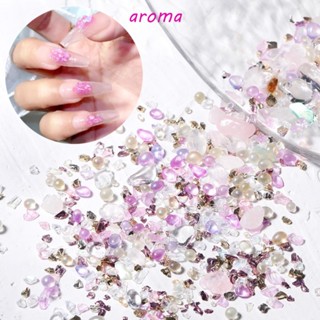 Aroma หินคริสตัลเรซิ่น 3D สําหรับตกแต่งเล็บ