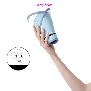 Aroma หมวกกันแดด แบบพับได้ แฟชั่นฤดูร้อน ชายหาด ป้องกันรังสียูวี สําหรับผู้หญิง