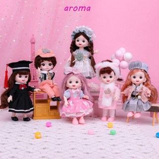 Aroma Molly ตุ๊กตาเจ้าหญิง ขยับข้อต่อได้ ขยับได้ สําหรับเด็กผู้หญิง BJD 1/12