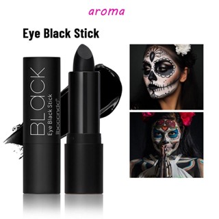 Aroma ลิปสติก เนื้อแมตต์ สีดํา กันน้ํา ติดทนนาน สําหรับแต่งหน้า เล่นกีฬา