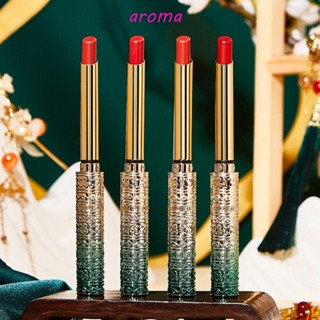 Aroma ลิปสติก เนื้อแมตต์ สไตล์จีน ไม่ติดถ้วย กันน้ํา กํามะหยี่ หมอก