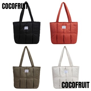 Cocofruit กระเป๋าสะพายไหล่ กระเป๋าถือ ความจุขนาดใหญ่ สําหรับเด็กผู้หญิง