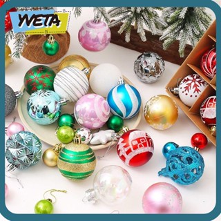 Yveta จี้พลาสติก รูปหยดน้ํา สําหรับตกแต่งต้นคริสต์มาส DIY